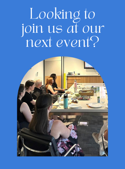 Looking to join us at our next event